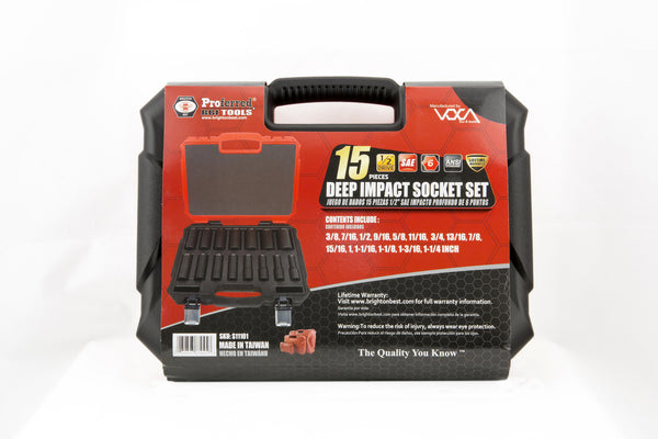 108PC 1/4DR.+1/2DR. Socket Set (916108)