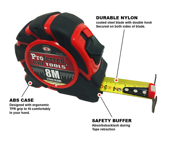 Ironton 25ft. Wide Blade Tape Measure, Model# DF-NTE-P02