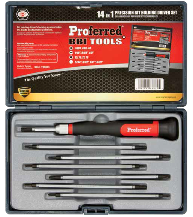 14-In-1 Precision Bit Drive Set