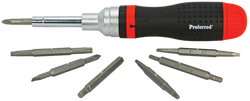 19-In-1 Ratcheting Screwdriver & Bit Set