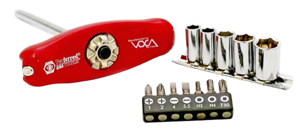1/4" Drive Tiny Bone 5-In-1 Ratchet Handle