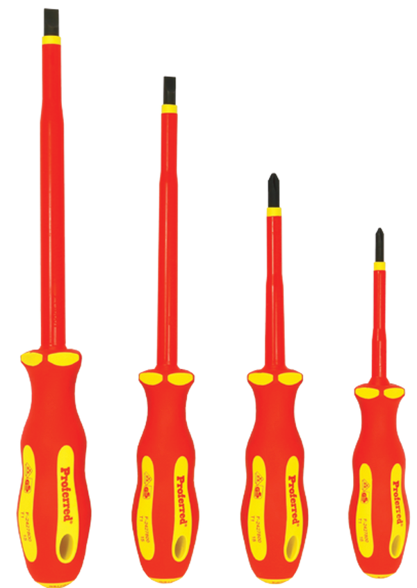 Insulated [1000V] Screwdriver Set - 4 pc.