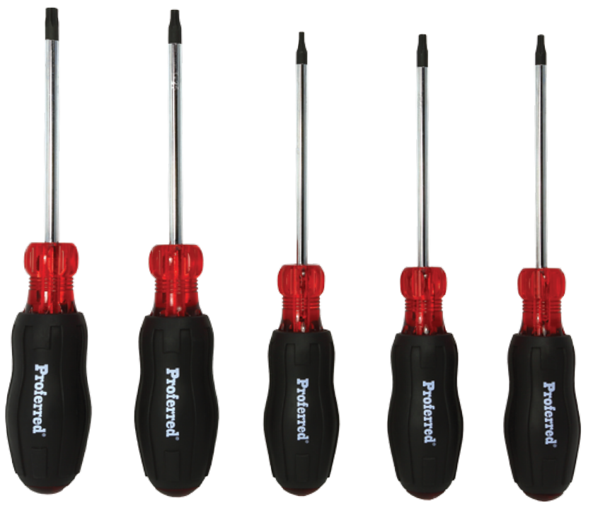 5 Piece Torx® Screwdriver Set