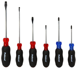 Acetate Cushion Grip Screwdriver Set - 6 pc.