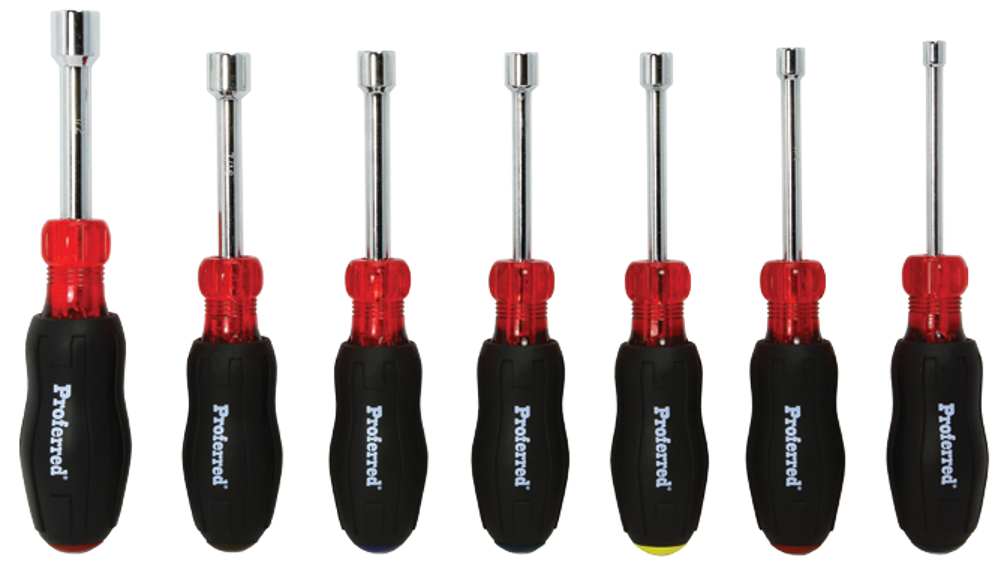 Hollow Shank Nut Driver Set - 7 pc.