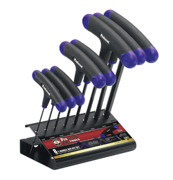 T-Handle Hex Key Set - 8 Piece (SAE & Metric)
