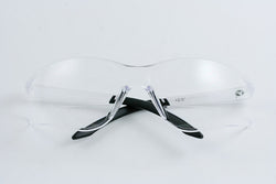 Safety Glasses (Bifocal Clear Lens) with Anti-UVA & UVB and ScratchCoat® Protection