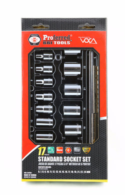 3/8" Drive Metric Socket Set