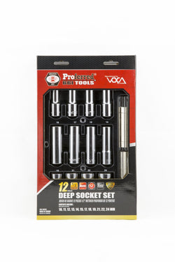 1/2" Drive Metric Socket Set