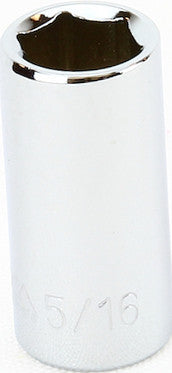 1/4" Drive SAE 6 Point Socket (Standard & Deep)
