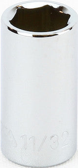 1/4" Drive SAE 6 Point Socket (Standard & Deep)