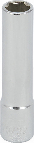 1/4" Drive SAE 6 Point Socket (Standard & Deep)