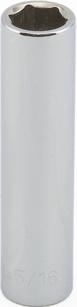 1/4" Drive SAE 6 Point Socket (Standard & Deep)