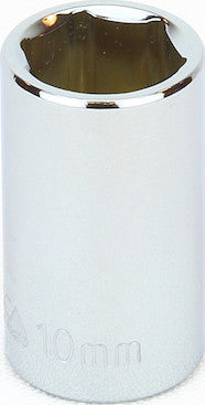 1/4" Drive Metric 6 Point Sockets