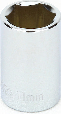1/4" Drive Metric 6 Point Sockets