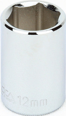 1/4" Drive Metric 6 Point Sockets