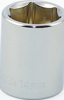 1/4" Drive Metric 6 Point Sockets