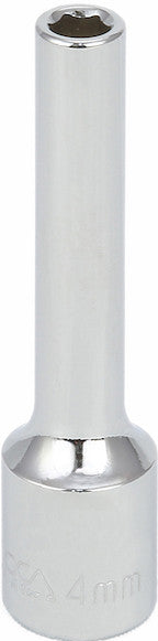 1/4" Drive Metric 6 Point Sockets