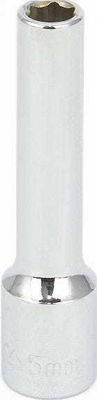 1/4" Drive Metric 6 Point Sockets