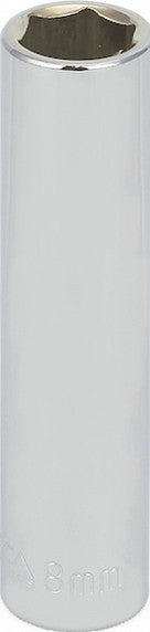 1/4" Drive Metric 6 Point Sockets