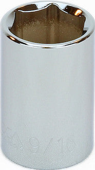 3/8" Drive SAE 6 Point Standard Sockets