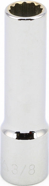 3/8" Drive SAE 12 Point Deep Sockets