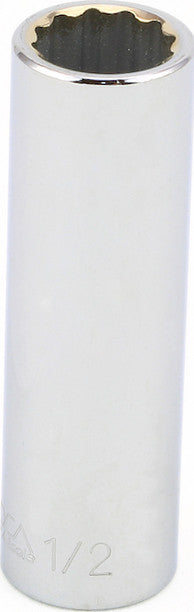 3/8" Drive SAE 12 Point Deep Sockets