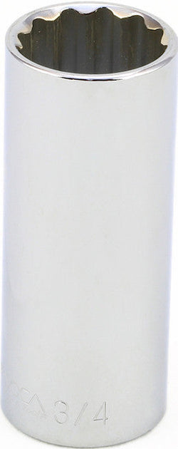 3/8" Drive SAE 12 Point Deep Sockets
