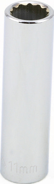 3/8" Drive Metric 12 Point Deep Sockets
