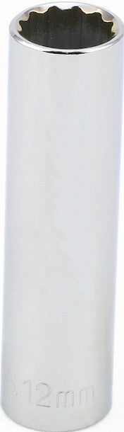 3/8" Drive Metric 12 Point Deep Sockets