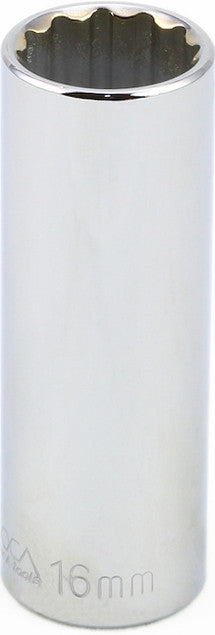 3/8" Drive Metric 12 Point Deep Sockets