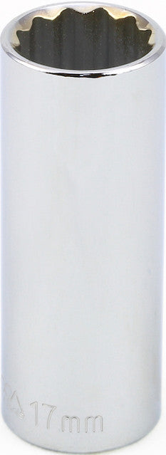 3/8" Drive Metric 12 Point Deep Sockets