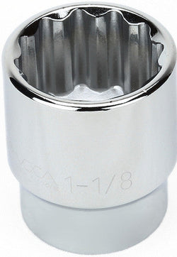 1/2" Drive SAE 12 Point Sockets
