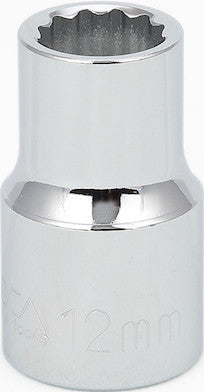 1/2" Drive Metric 12 Point Sockets