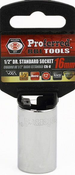 1/2" Drive Metric 12 Point Sockets