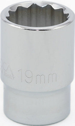1/2" Drive Metric 12 Point Sockets