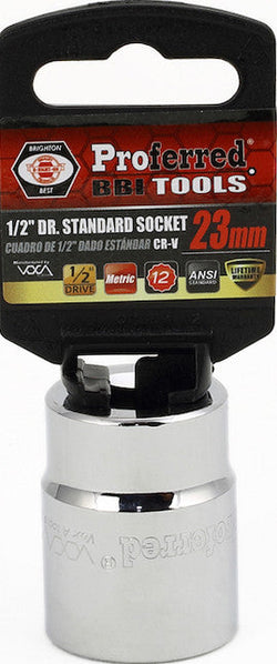 1/2" Drive Metric 12 Point Sockets