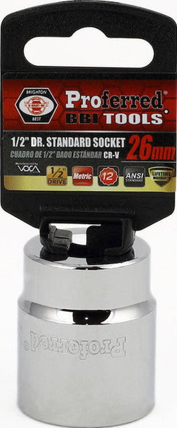 1/2" Drive Metric 12 Point Sockets
