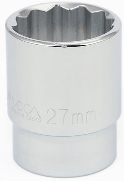 1/2" Drive Metric 12 Point Sockets