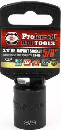 3/8" Drive SAE 6 Point Impact Socket