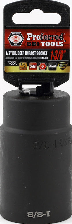 1/2" Drive SAE 6 Point Impact Socket