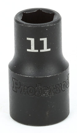 1/2" Drive Metric 6 Point Impact Sockets