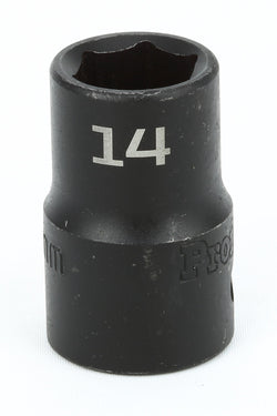 1/2" Drive Metric 6 Point Impact Sockets