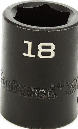 1/2" Drive Metric 6 Point Impact Sockets