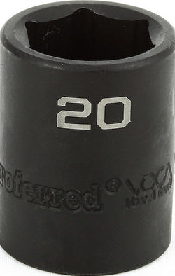1/2" Drive Metric 6 Point Impact Sockets