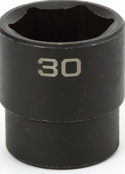 1/2" Drive Metric 6 Point Impact Sockets