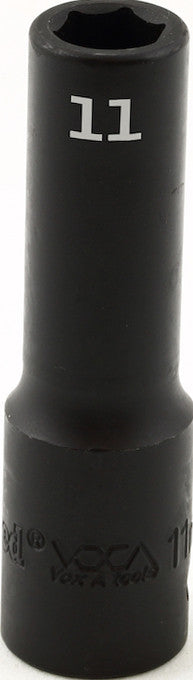 1/2" Drive Metric 6 Point Impact Sockets