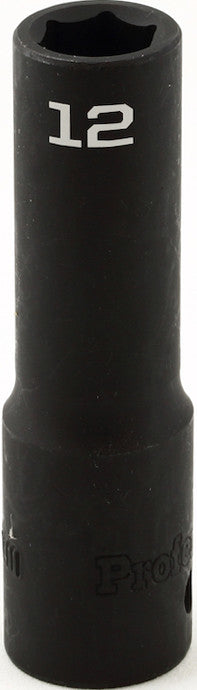 1/2" Drive Metric 6 Point Impact Sockets
