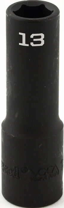 1/2" Drive Metric 6 Point Impact Sockets