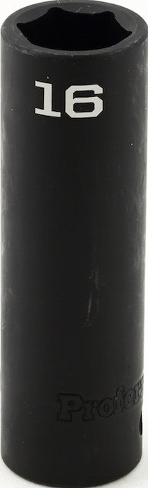 1/2" Drive Metric 6 Point Impact Sockets